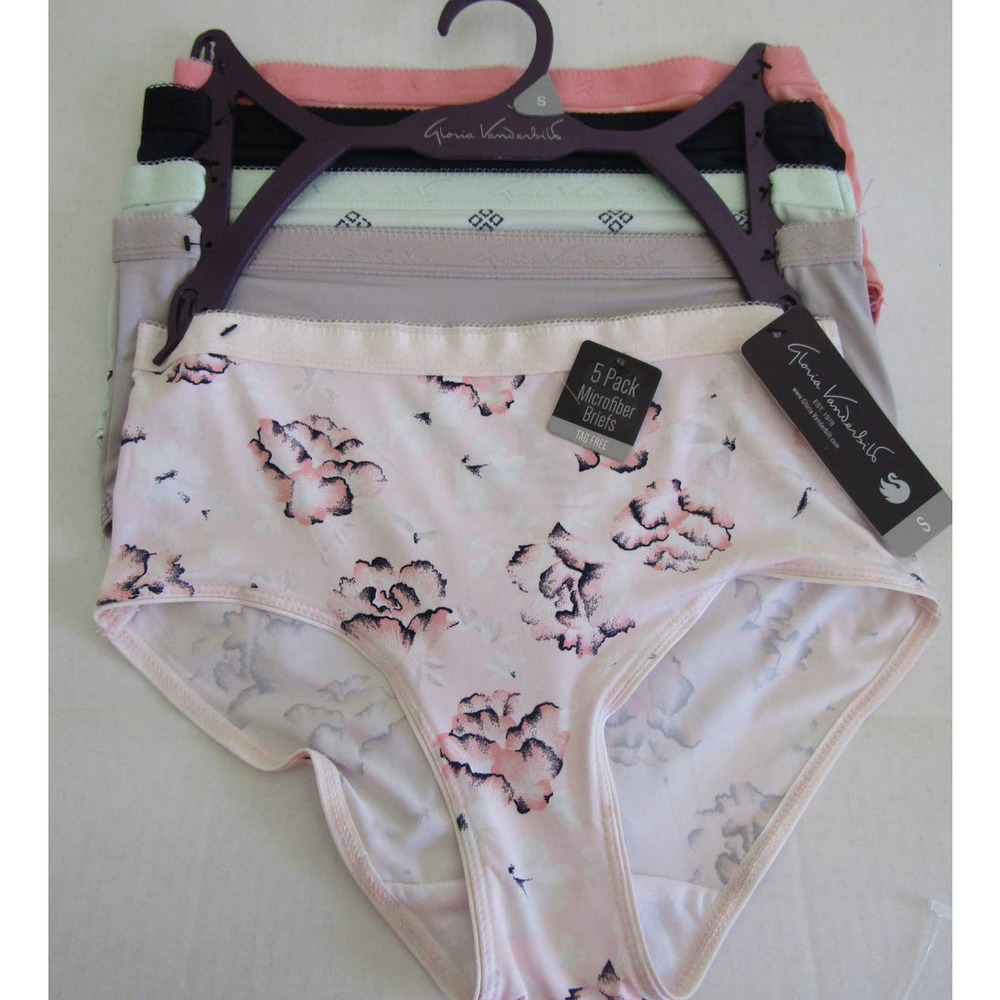 Gloria Vanderbilt Women's brief  Pack of 5 Tag Free